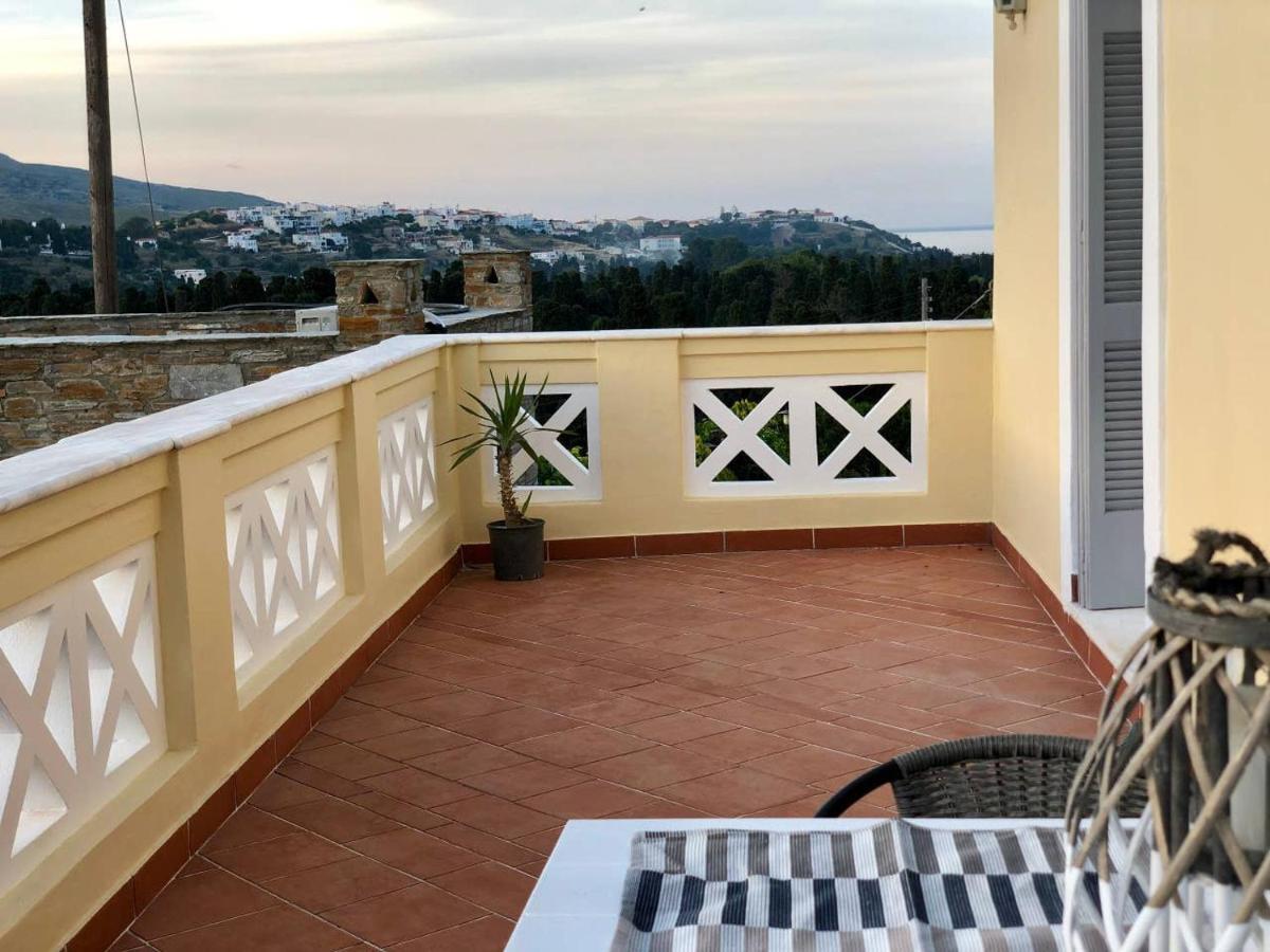 Villa Andros Epoque Livádhia Exteriör bild