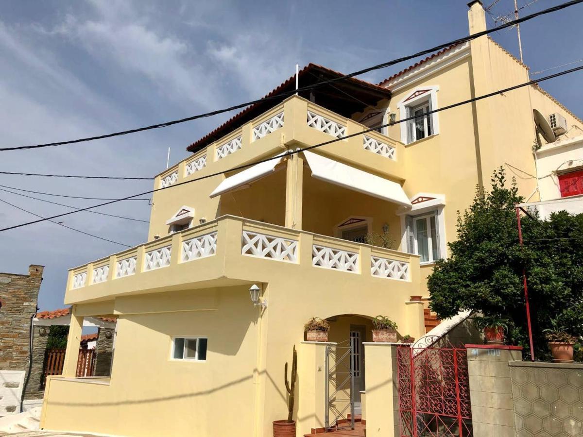 Villa Andros Epoque Livádhia Exteriör bild