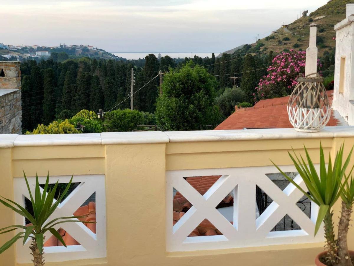 Villa Andros Epoque Livádhia Exteriör bild