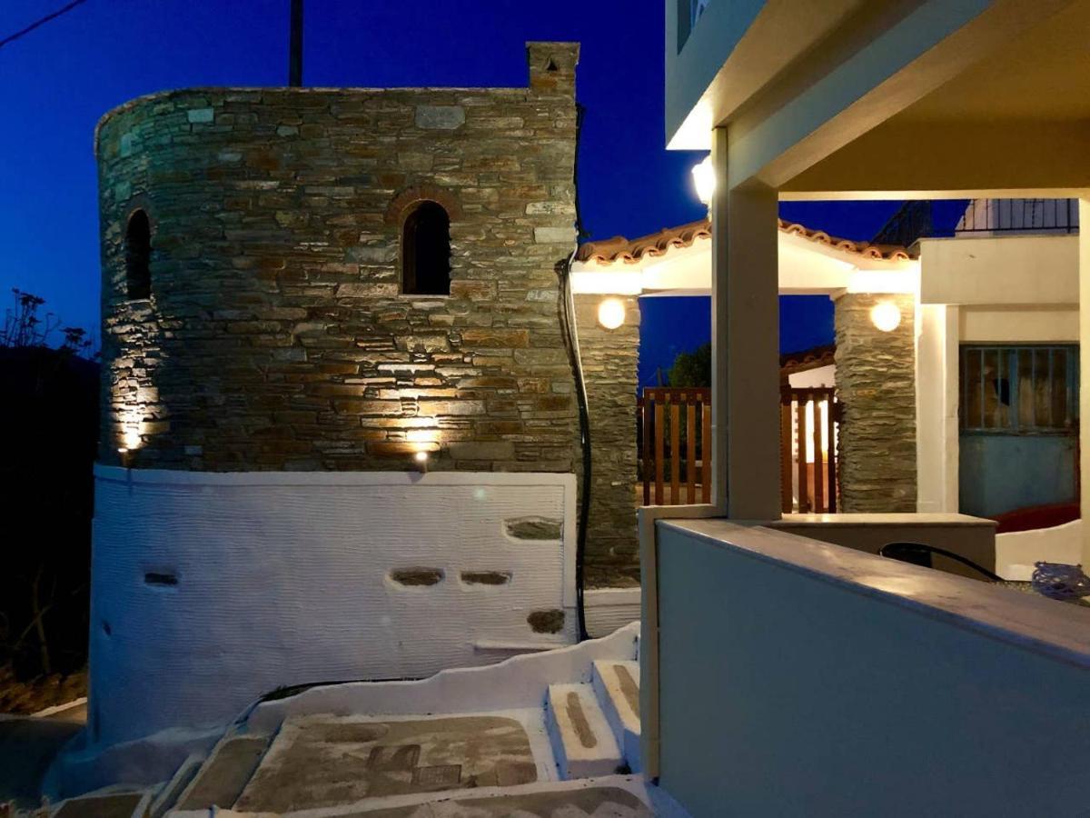 Villa Andros Epoque Livádhia Exteriör bild